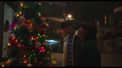 [Christmas music playing] - Tune in for Love