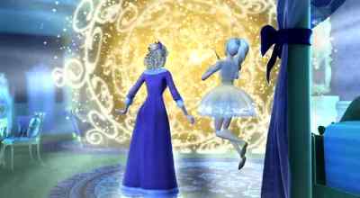 CHRISTMAS PAST: Off we go then. - Barbie in 'A Christmas Carol'