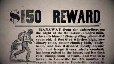 - [Christy] It's dangerous
because there's slave patrols - Abraham Lincoln