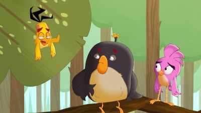 [Chuck giggles and sighs] - Angry Birds: Summer Madness