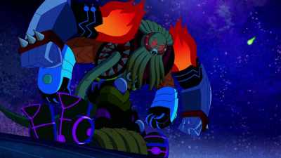 [ Chuckles ] A perfectly
agreeable arrangement. - Ben 10 vs  the Universe: The Movie