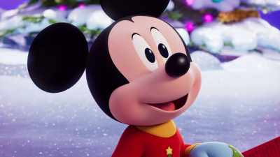 - [chuckles]
- And that, my festive friends, - Mickey and the Very Many Christmases