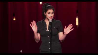 - [chuckles]
- [audience laughing] - Sarah Silverman: A Speck of Dust