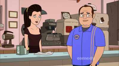 [chuckles awkwardly] Yeah.
I asked Karen to come, - Corner Gas Animated