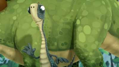 (Chuckles) Because they're meat-eor! - Gigantosaurus