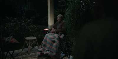 [chuckles] Come. Sit. - The In Between