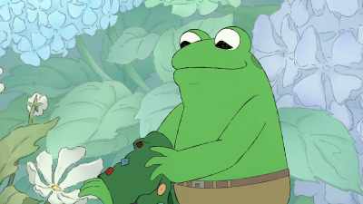 [chuckles, gasps] It is wonderful! - Frog and Toad