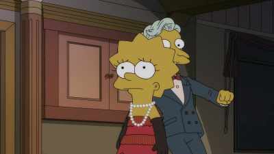 -[chuckles]
-[gasps] - The Simpsons: The Past and the Furious