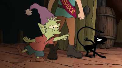 [chuckles] He called you a gross baby. - Disenchantment