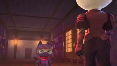 [chuckles] I always say - Samurai Rabbit: The Usagi Chronicles