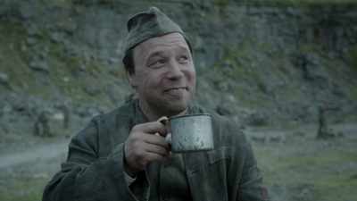 (Chuckles) I can't believe
he's still wearing that wig. - Decline and Fall