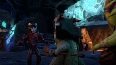 [chuckles] I didn't realize
he's a court jester, too. - Wizards: Tales of Arcadia