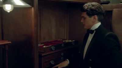 [ Chuckles ]
It's a little tight,
actually, - Grand Hotel