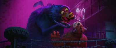 [chuckles]
Lady Mayhen wants her money. - Rumble