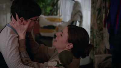 [chuckles] Let me look at you. [laughs] - Home Sweet Home Alone