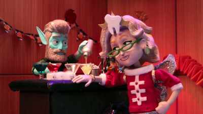 (chuckles)
Make it filthy. - Santa Inc.