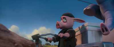 [chuckles] Me, a chef?
It's pretty dumb, right? - Hitpig!