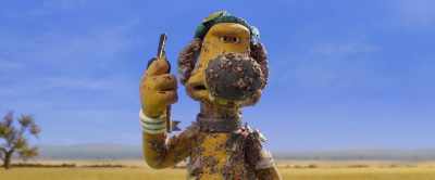 -(CHUCKLES NERVOUSLY)
(GROWLS) - A Shaun the Sheep Movie: Farmageddon