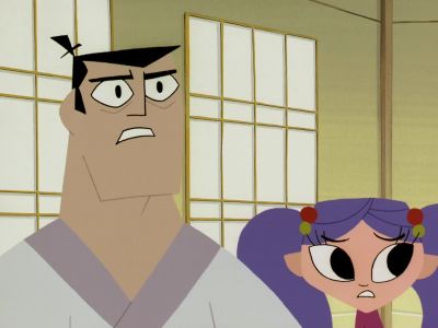 (CHUCKLES NERVOUSLY)
Must not be feeling well. - Samurai Jack