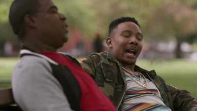 [ Chuckles ] No.
Looking like - The Last O.G.