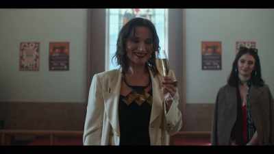 [chuckles] Oh, and of course,
I was once engaged to Mick Jagger... - Big Mood