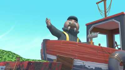 [chuckles] OK! The barge
is loaded and ready. - Top Wing