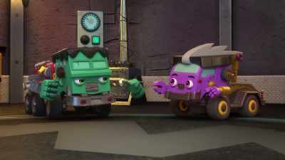 [chuckles] - Mighty Monsterwheelies