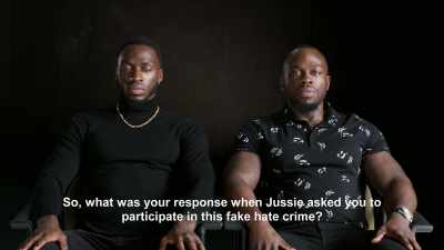 [chuckles] - Jussie Smollett: Anatomy of a Hoax