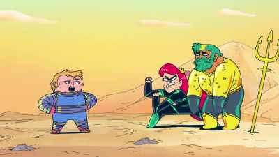 [chuckles] - Aquaman: King of Atlantis