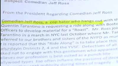 [chuckles] - Jeff Ross Roasts Cops