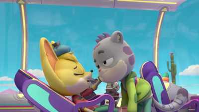 -[chuckles sarcastically]
-♪ Yippie-ki-yay ♪ - The Creature Cases