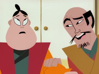 (CHUCKLES) Shy children. - Samurai Jack
