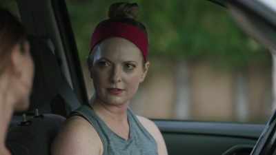 [chuckles]
- [sighs] - Psycho Yoga Instructor
