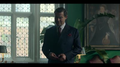 [chuckles softly] - The Crown