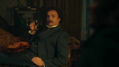-[CHUCKLES] STOP IT!
-[ELIZA CONTINUES LAUGHING] - Miss Scarlet and the Duke