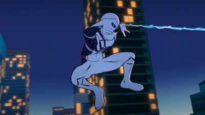 [chuckles] The aerodynamics
are top notch! But-- - Your Friendly Neighborhood Spider-Man