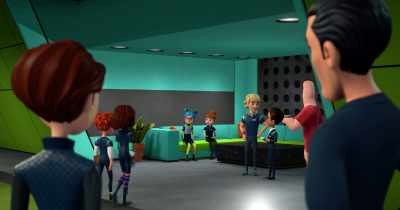 [chuckles]
They all have a lot left to learn, - Spy Kids: Mission Critical