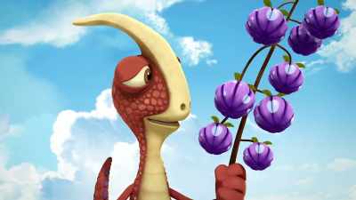 (chuckles)
They're small, yes, - Gigantosaurus