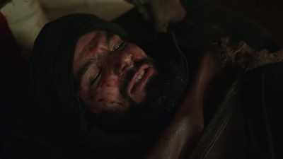 [ Chuckles weakly,
breathes heavily ] - Knightfall