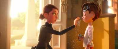 (CHUCKLES) What you need to
do is get ready for school. - Spies in Disguise