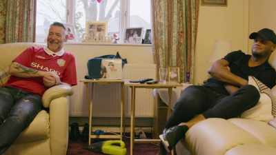 [chuckles] "Who are you going to support?
England or Belgium?" - All or Nothing: Manchester City