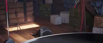 [chuckles, yelps] - Minions: The Rise of Gru