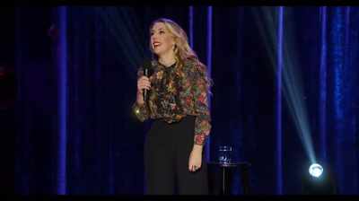 [chuckles]
You'll be like, "I'm on Tinder right now." - Katherine Ryan: Glitter Room