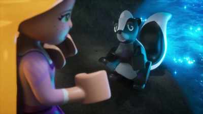 [chuckling]
But our friend Ariel really needs it. - LEGO Disney Princess: The Castle Quest