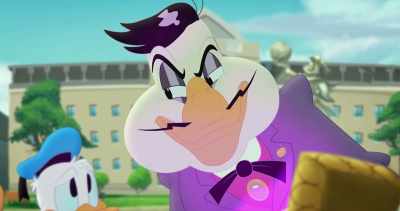 (chuckling)
I'm sorry. Donald, is it? - Legend of the Three Caballeros