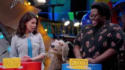 (CHUCKLING) Okay, this challenge - Muppets Now