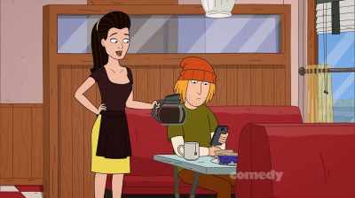 [chuckling] - Corner Gas Animated