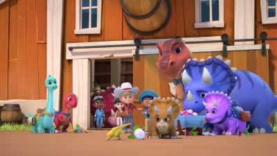 (chuckling) - Dino Ranch