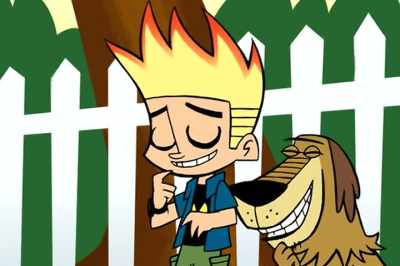 (CHUCKLING) Yeah, right. - Johnny Test