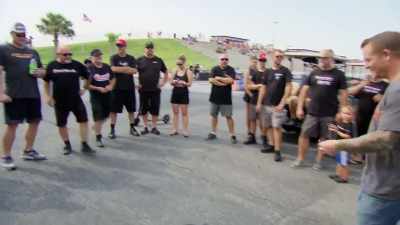 Chucky, Brian Chucky Davis
and Jeff Lutz. - Street Outlaws No Prep Kings Team Attack